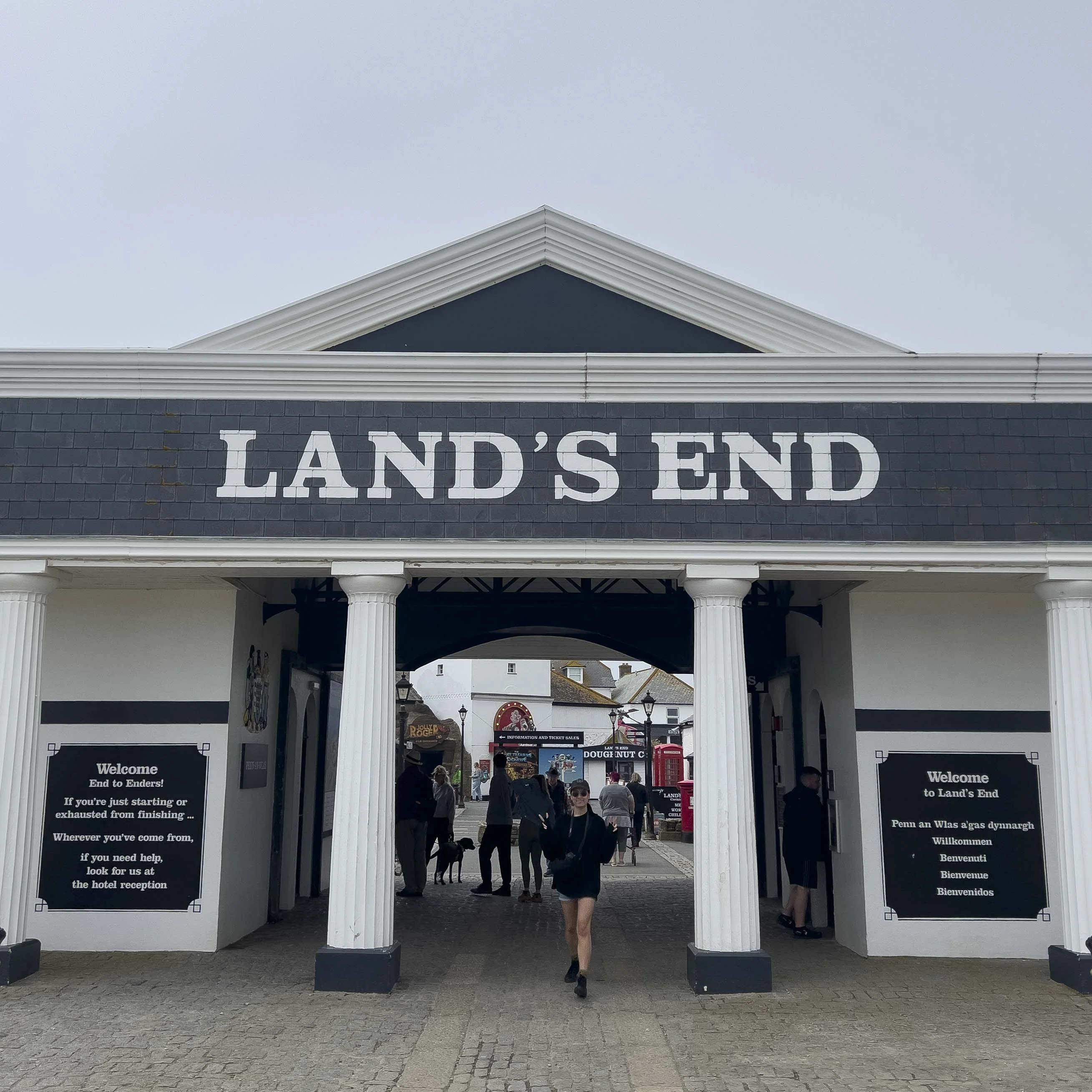 Cliffs and open sea at Land's End with soft afternoon light